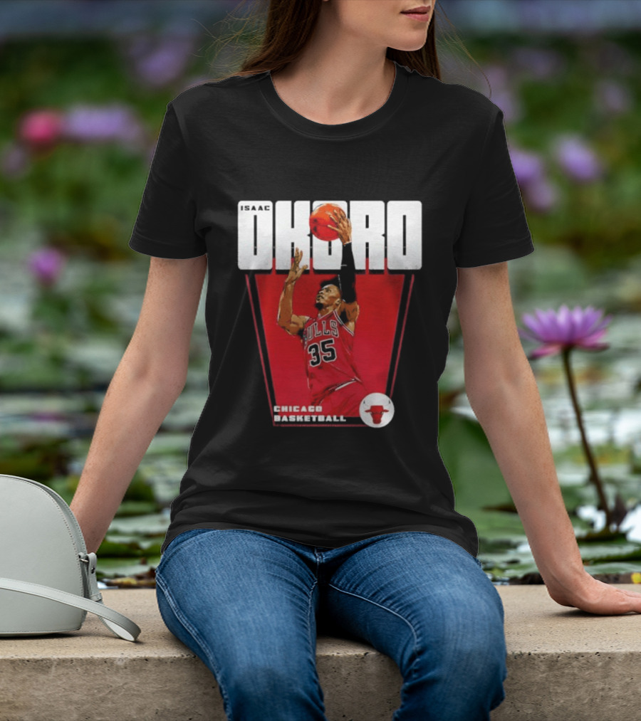 Chicago Basketball Okoro 35 Bulls Dunk T-Shirt