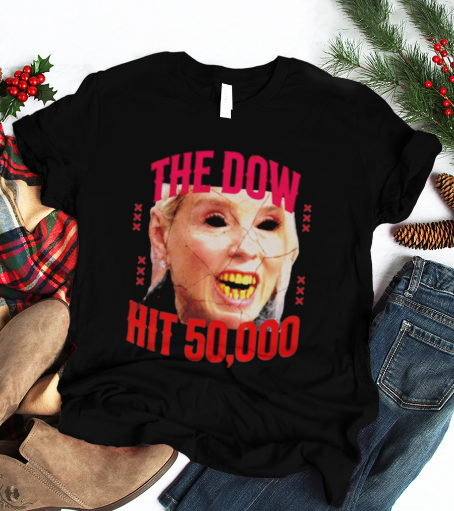 Pam Bondi The Dow Hit 50 000 Protest Epstein Files T-Shirt