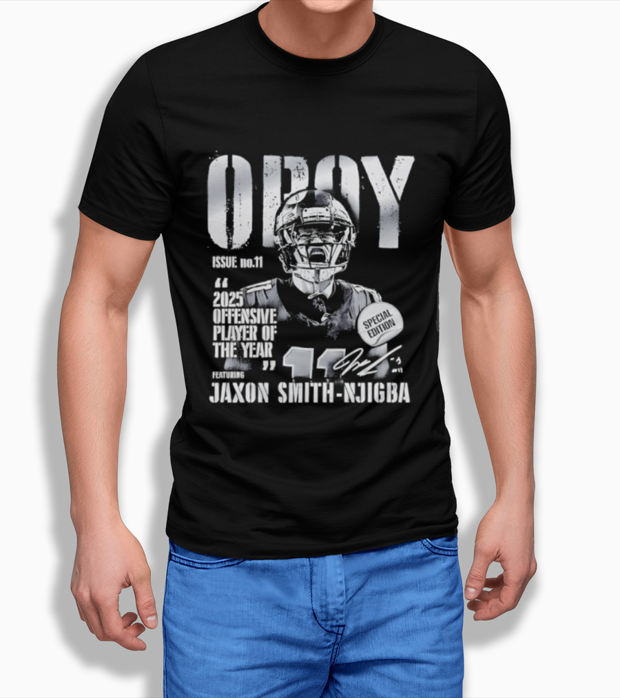 Seattle Seahawks 2025 Offensive Player Of The Year Jaxon Smith Njigba 11 T-Shirt