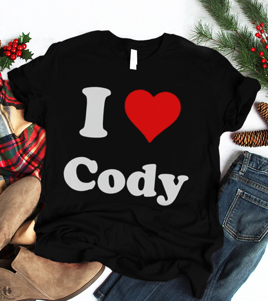 I Love Cody Heart T-Shirt