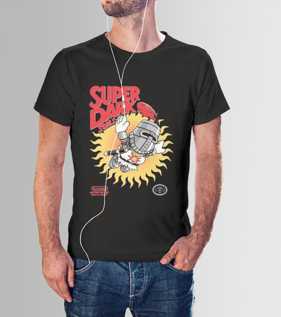 Super Dark Souls Praise The Sun Solaire T-Shirt