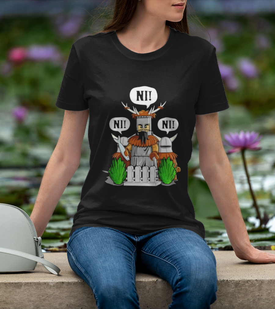Knights Of Ni Monty Python Nature Comedy Scene T-Shirt