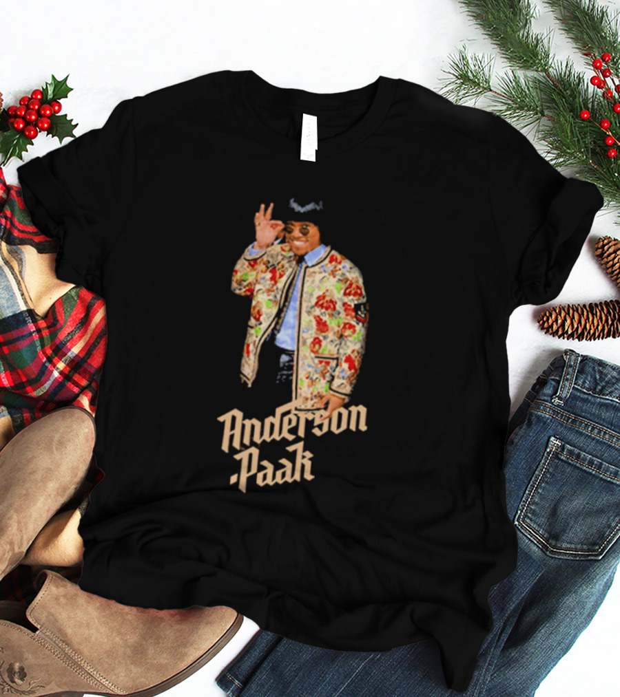 Anderson Paak Floral Jacket Style Moment T-Shirt