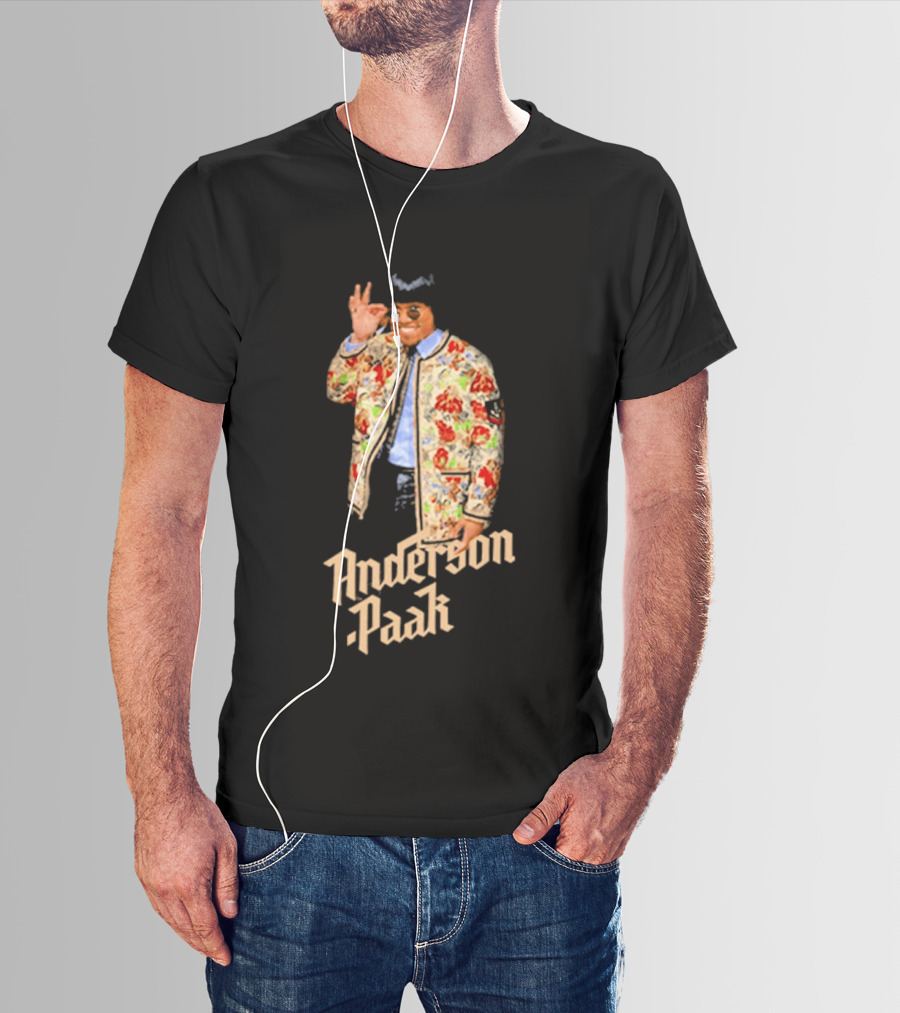 Anderson Paak Floral Jacket Style Moment T-Shirt