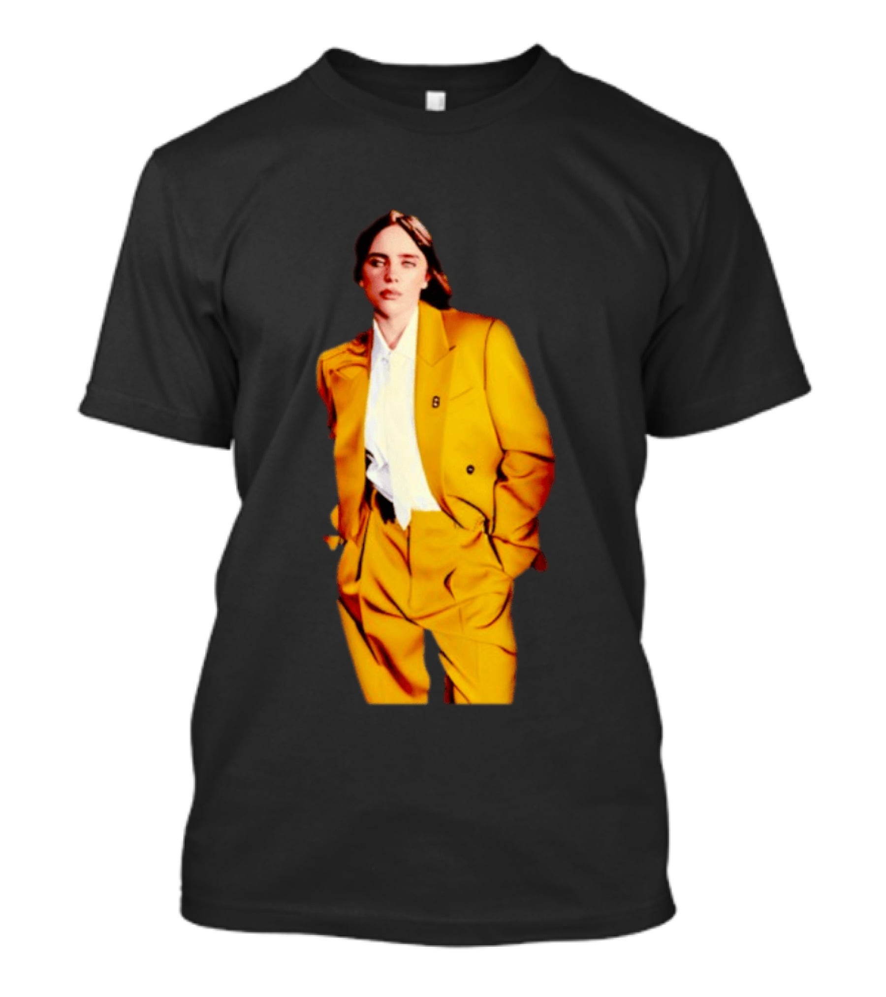 Billie Eilish Yellow Suit Fashion T-Shirt