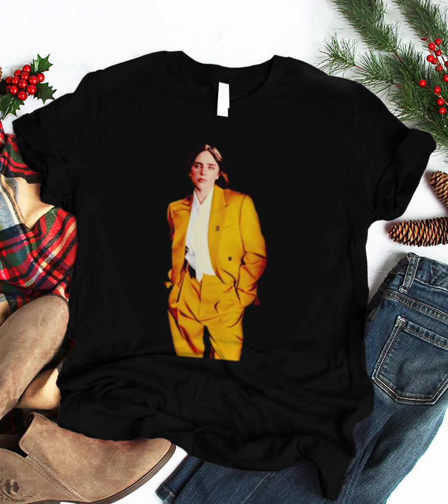 Billie Eilish Yellow Suit Fashion T-Shirt