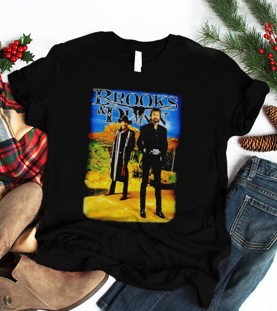 Brooks And Dunn Western Style Desert T-Shirt