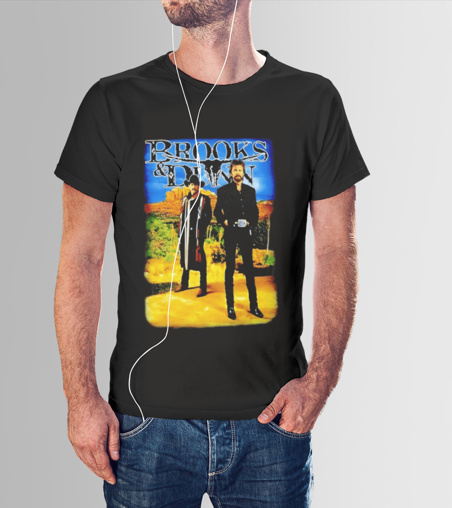 Brooks And Dunn Western Style Desert T-Shirt