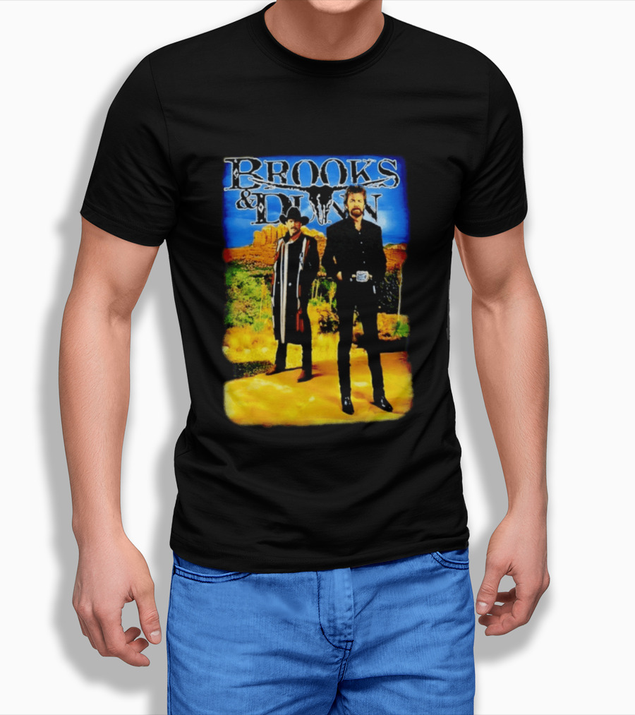 Brooks And Dunn Western Style Desert T-Shirt