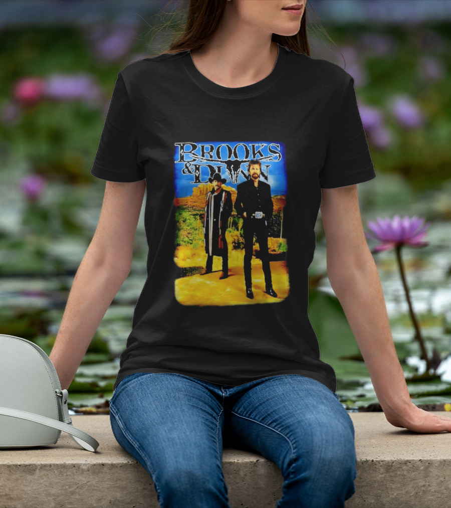 Brooks And Dunn Western Style Desert T-Shirt