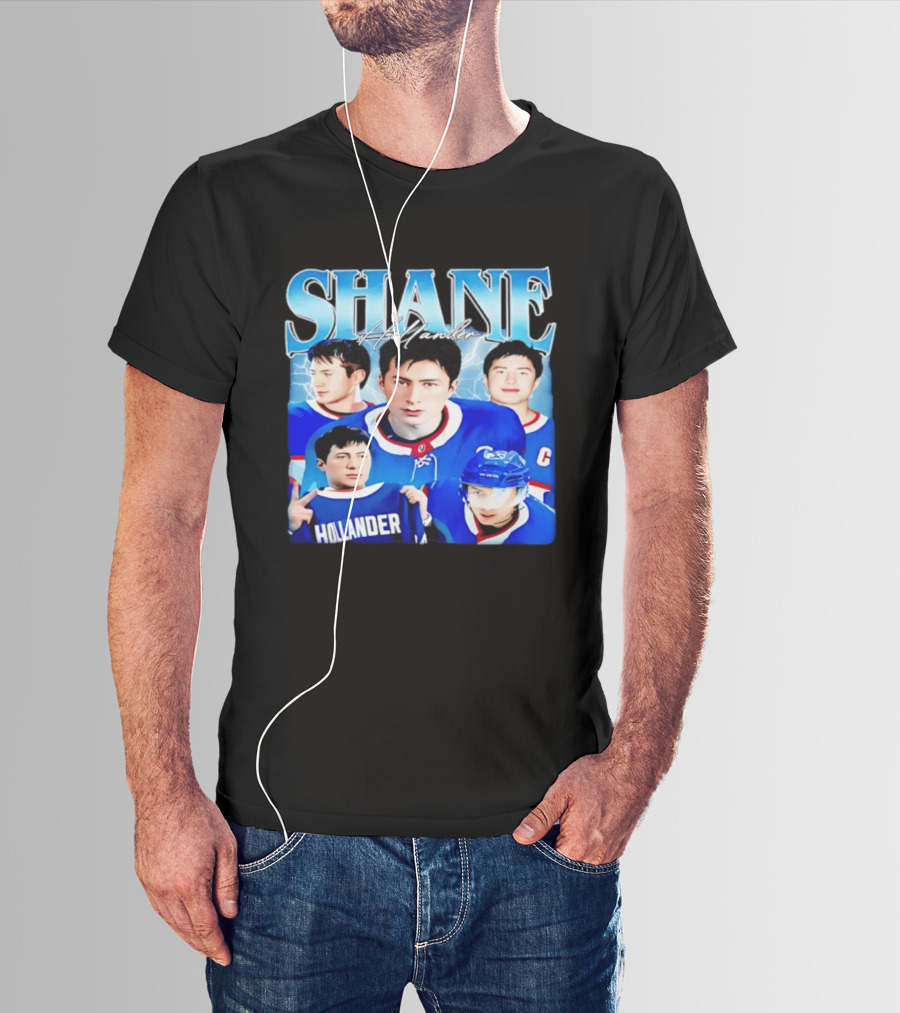 Shane Hollander Hockey Legend Heated Rivalry Lightning T-Shirt