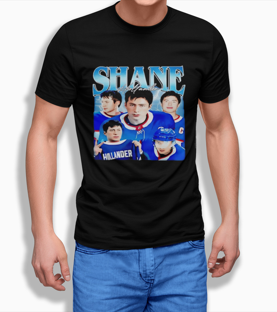 Shane Hollander Hockey Legend Heated Rivalry Lightning T-Shirt