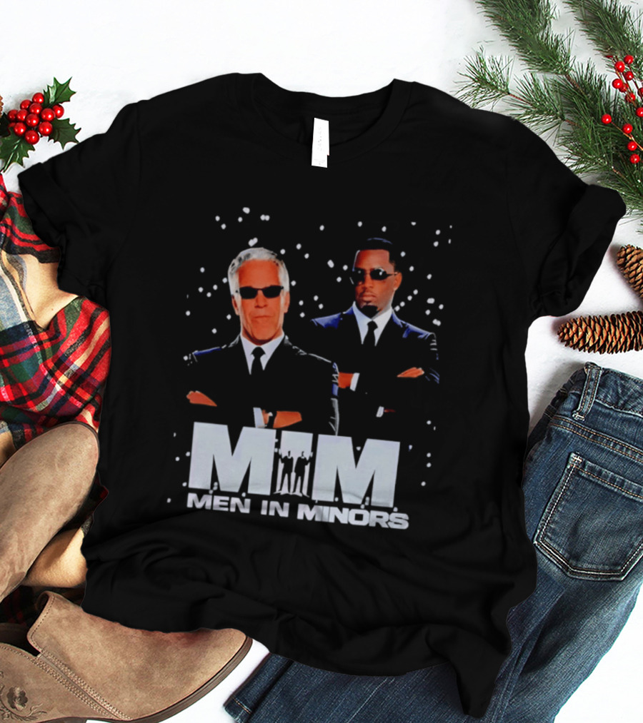 Men In Minors MIM Jeffrey Epstein Sean Combs T-Shirt