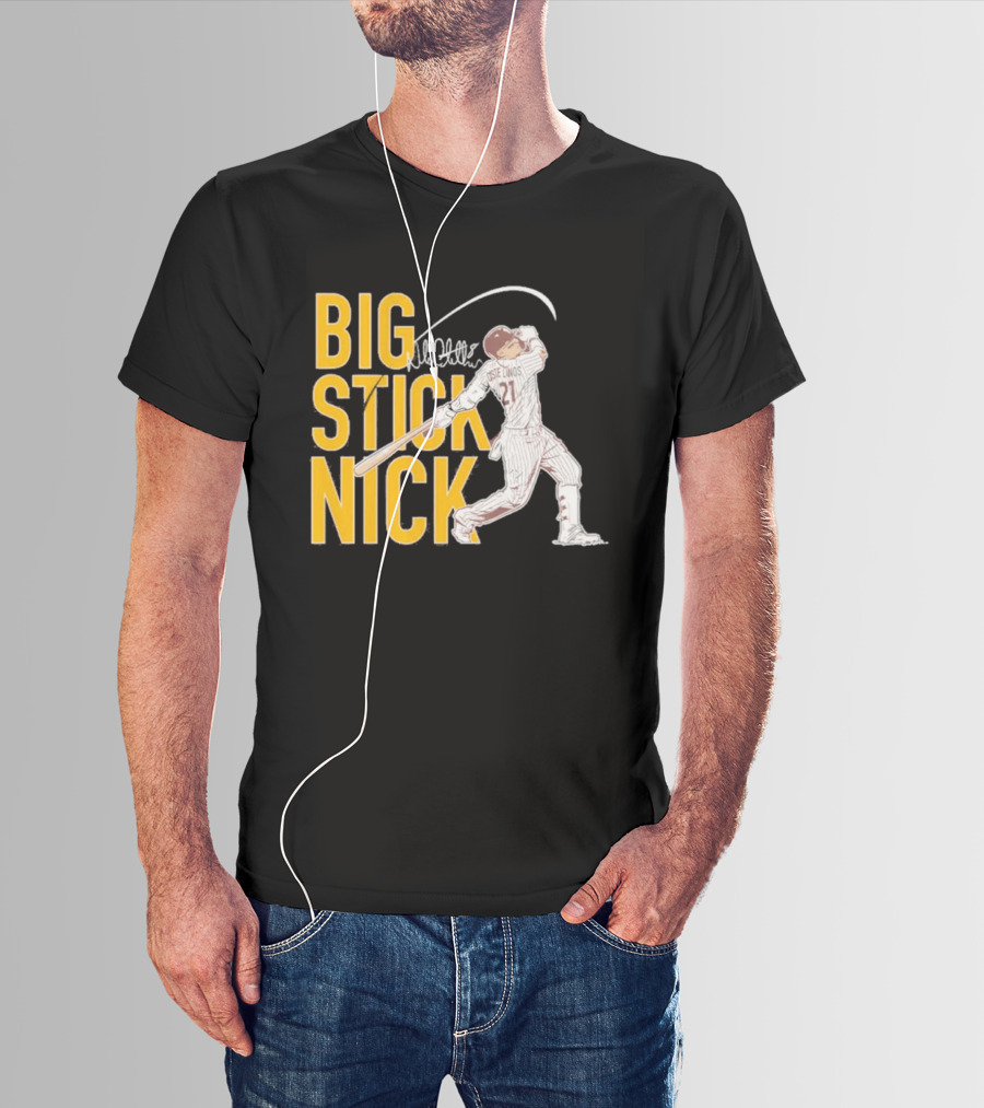 Big Stick Nick Castellanos Padres Baseball T-Shirt