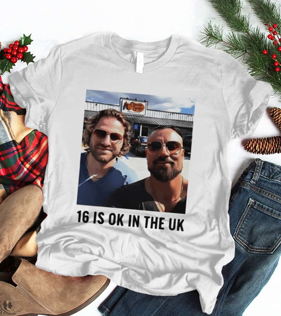 Adam Page Marty Scurll Cracker Barrel 16 Is OK In The UK T-Shirt