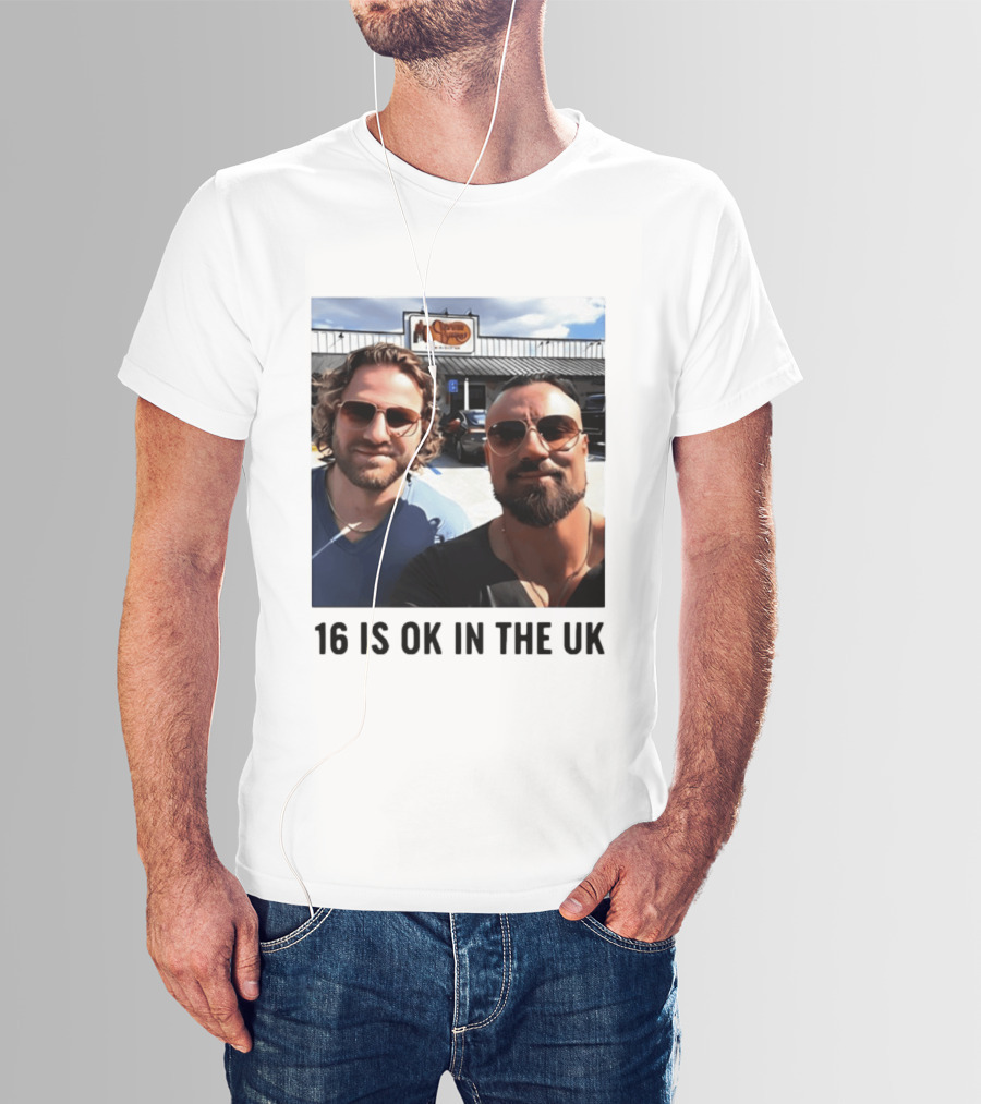 Adam Page Marty Scurll Cracker Barrel 16 Is OK In The UK T-Shirt