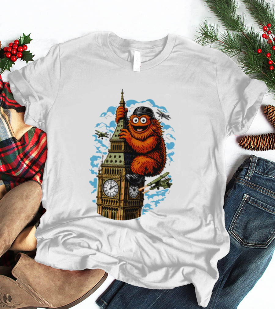 Big Ben Gritty Kong Philadelphia Hockey Clash T-Shirt