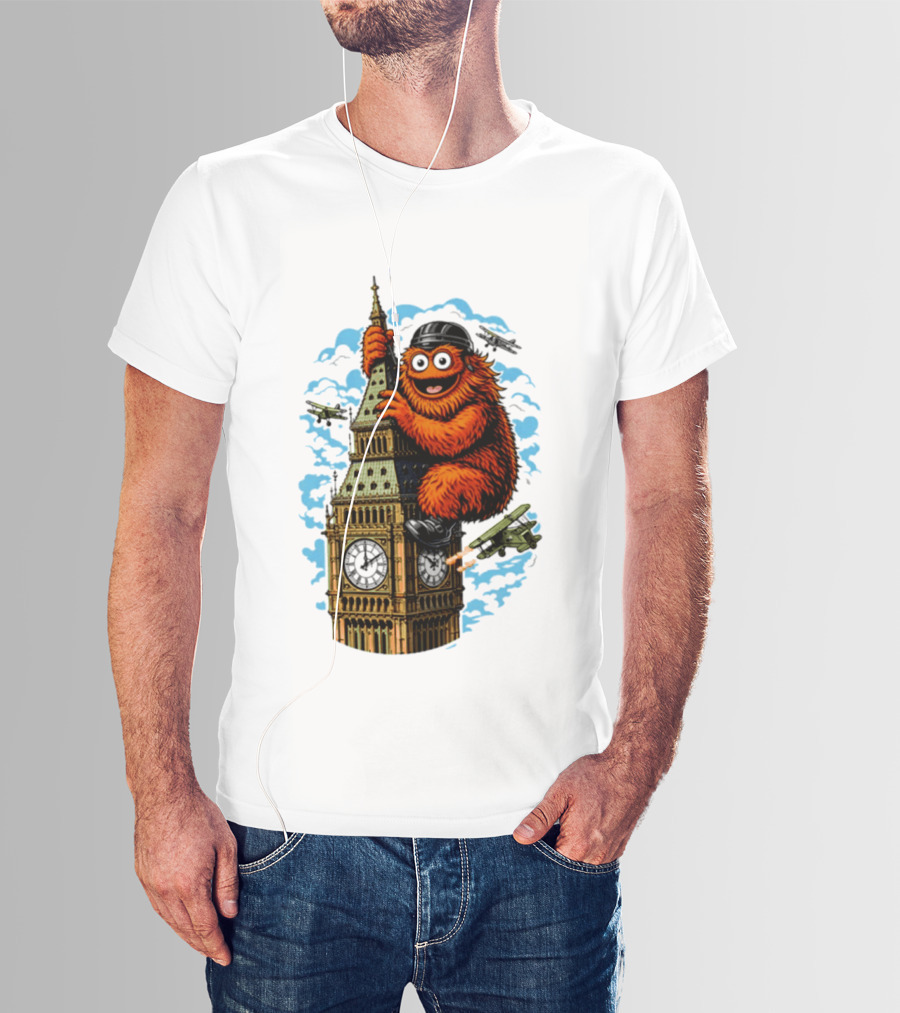 Big Ben Gritty Kong Philadelphia Hockey Clash T-Shirt