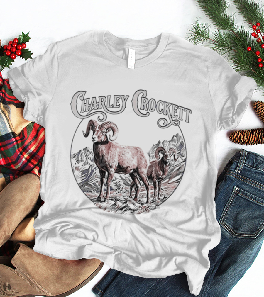 Charley Crockett Age Of The Ram Majestic Mountain Rams T-Shirt