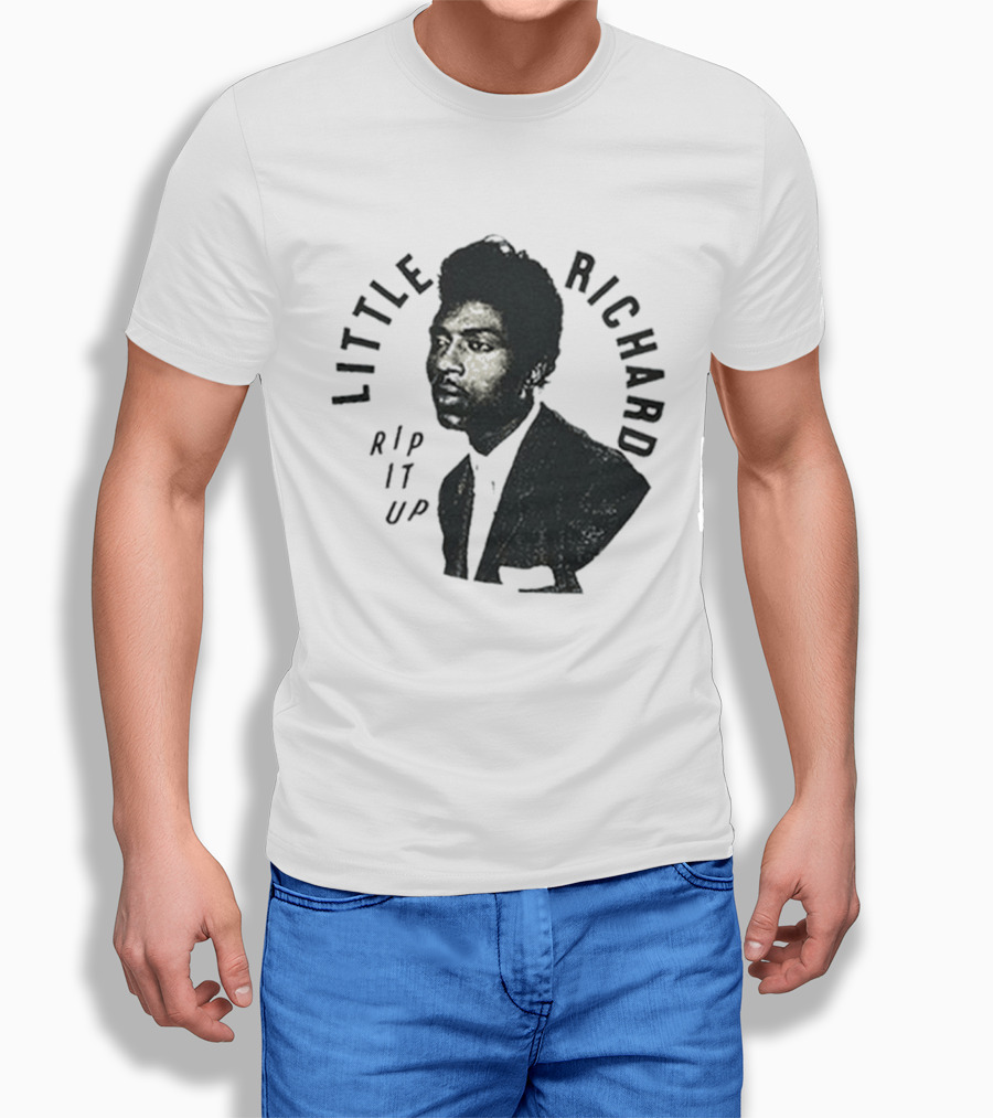 Little Richard Rip It Up Vintage Style Iconic Music T-Shirt