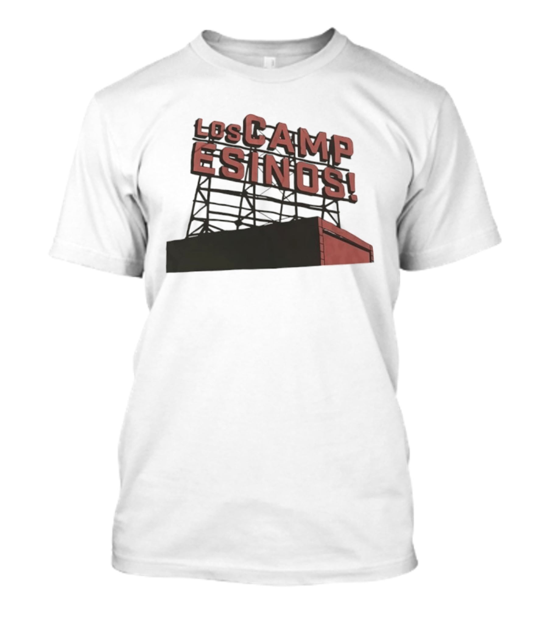 Los Campesinos Retro Marquee Sign T-Shirt
