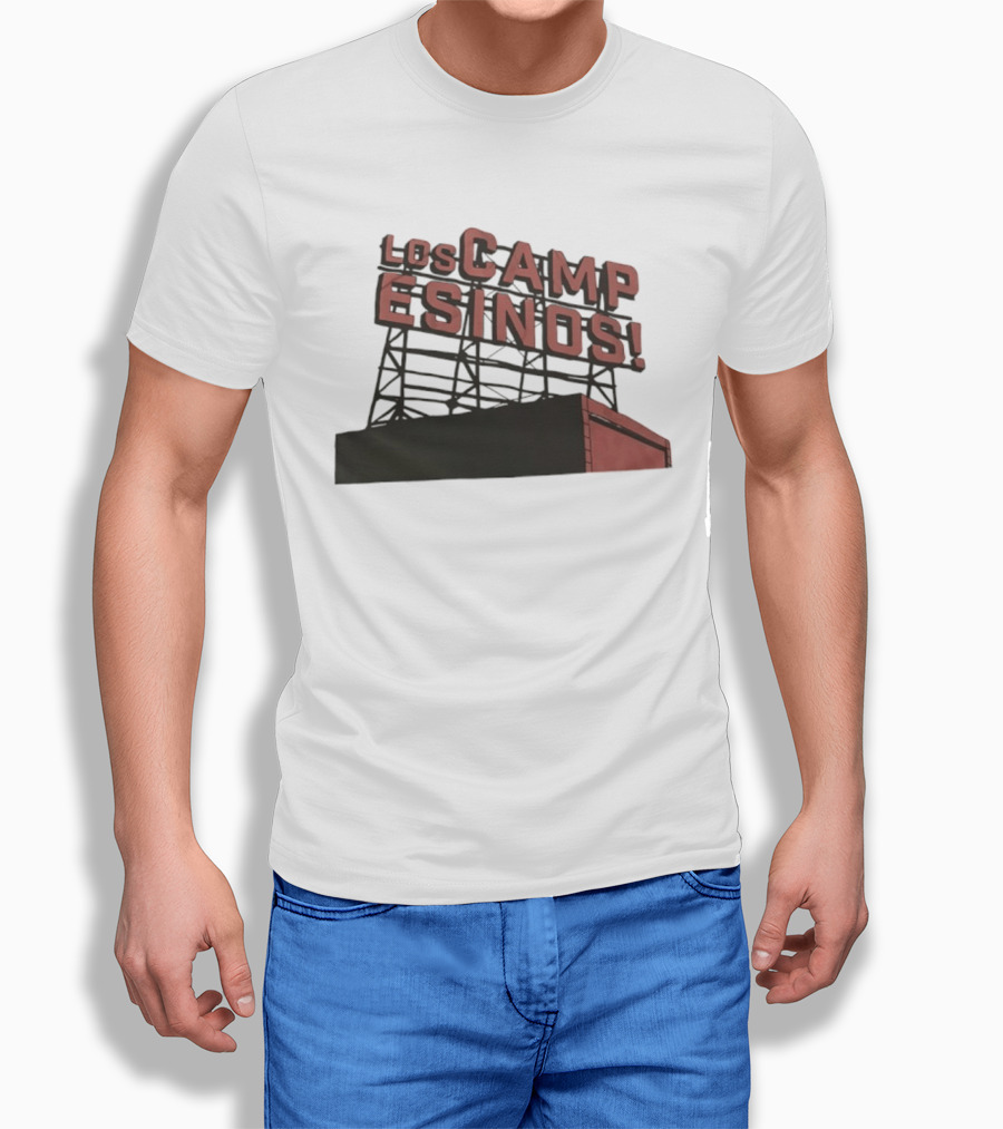 Los Campesinos Retro Marquee Sign T-Shirt