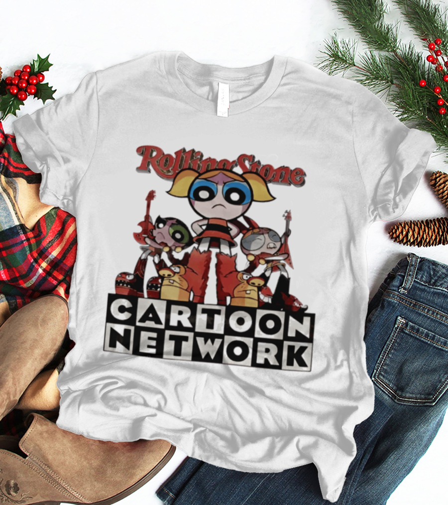 Rolling Stone Powerpuff Girls Cartoon Network T-Shirt