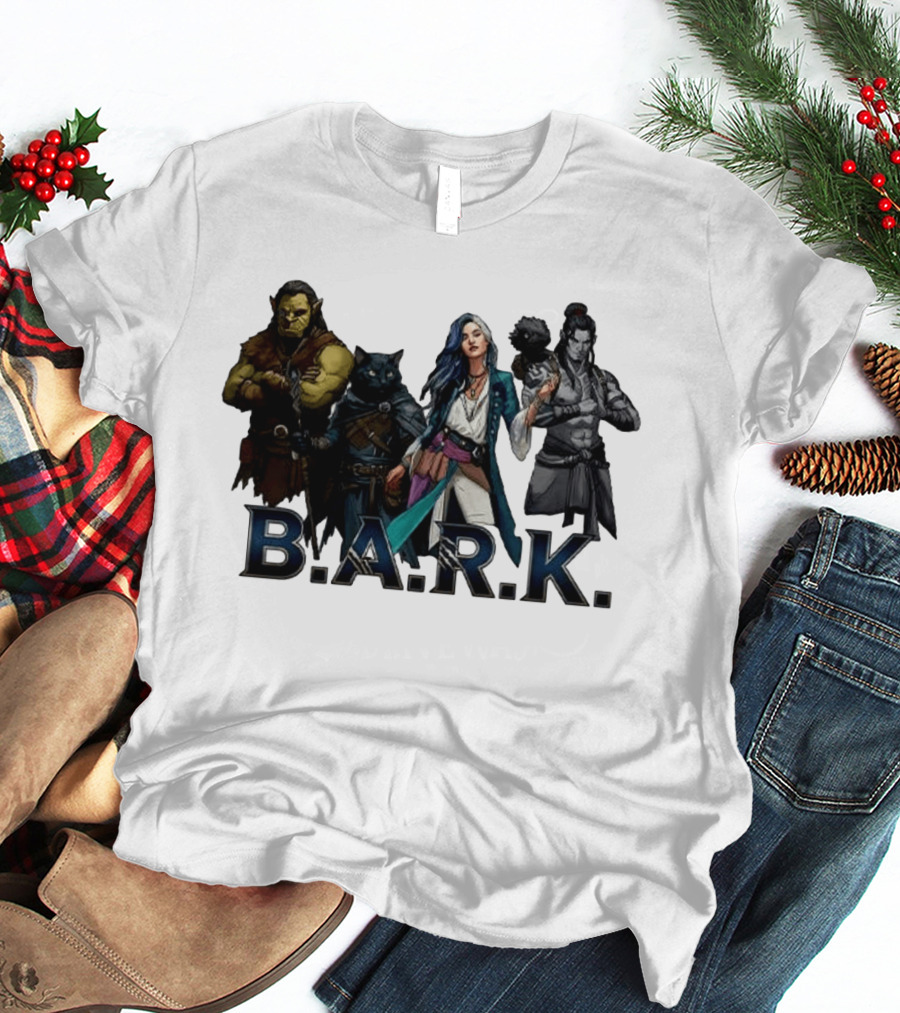 B.A.R.K. Tyranny Of Dragons Fantasy Character Ensemble T-Shirt