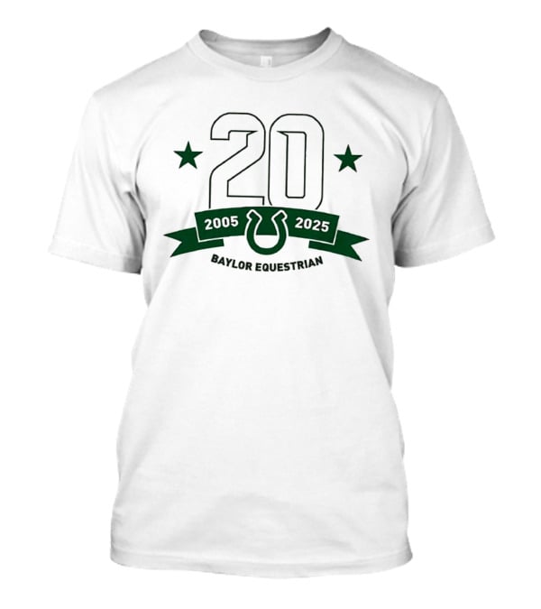Baylor Equestrian 20 Years Celebration 2005 2025 T-Shirt