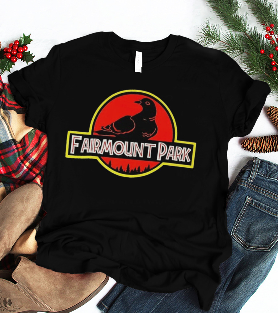 Fairmount Park Pigeon Jurassic Park T-Shirt