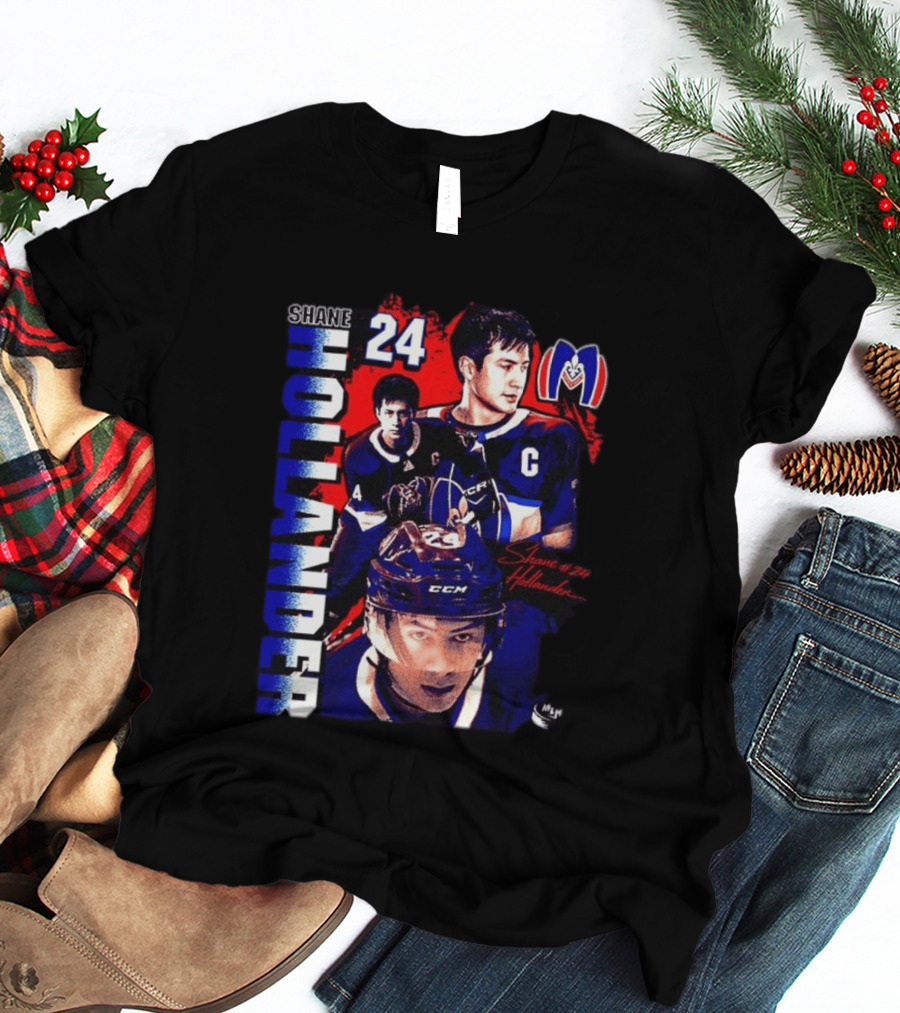 Shane Hollander 24 MLH Hockey Heated Rivalry Romantic T-Shirt