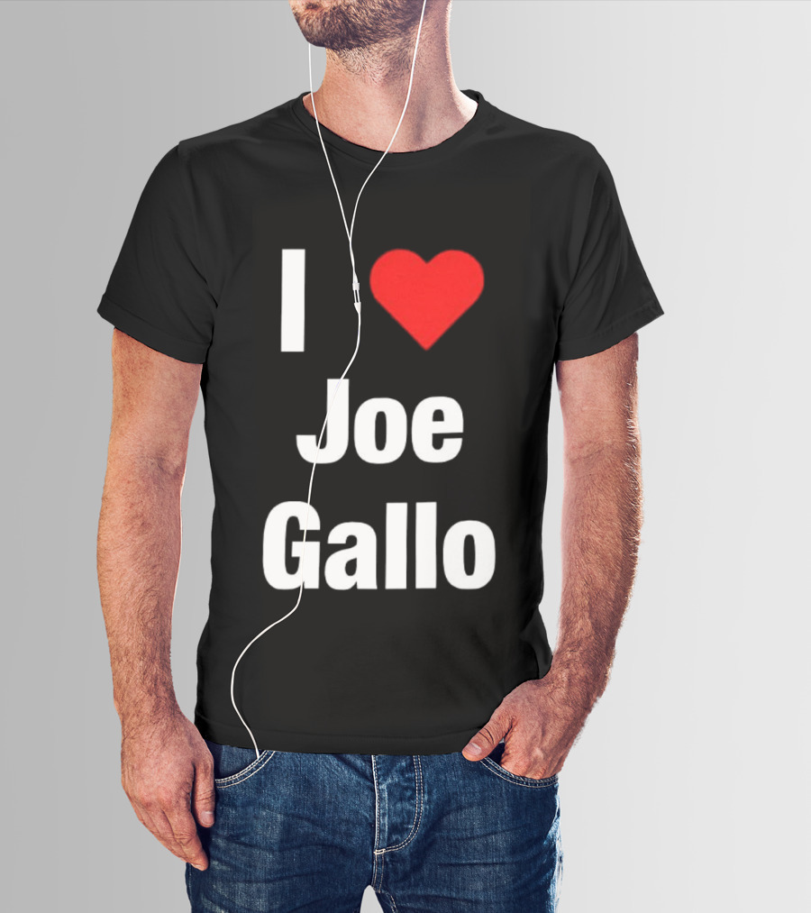 I Love Joe Gallo Merrimack Warriors Basketball T-Shirt