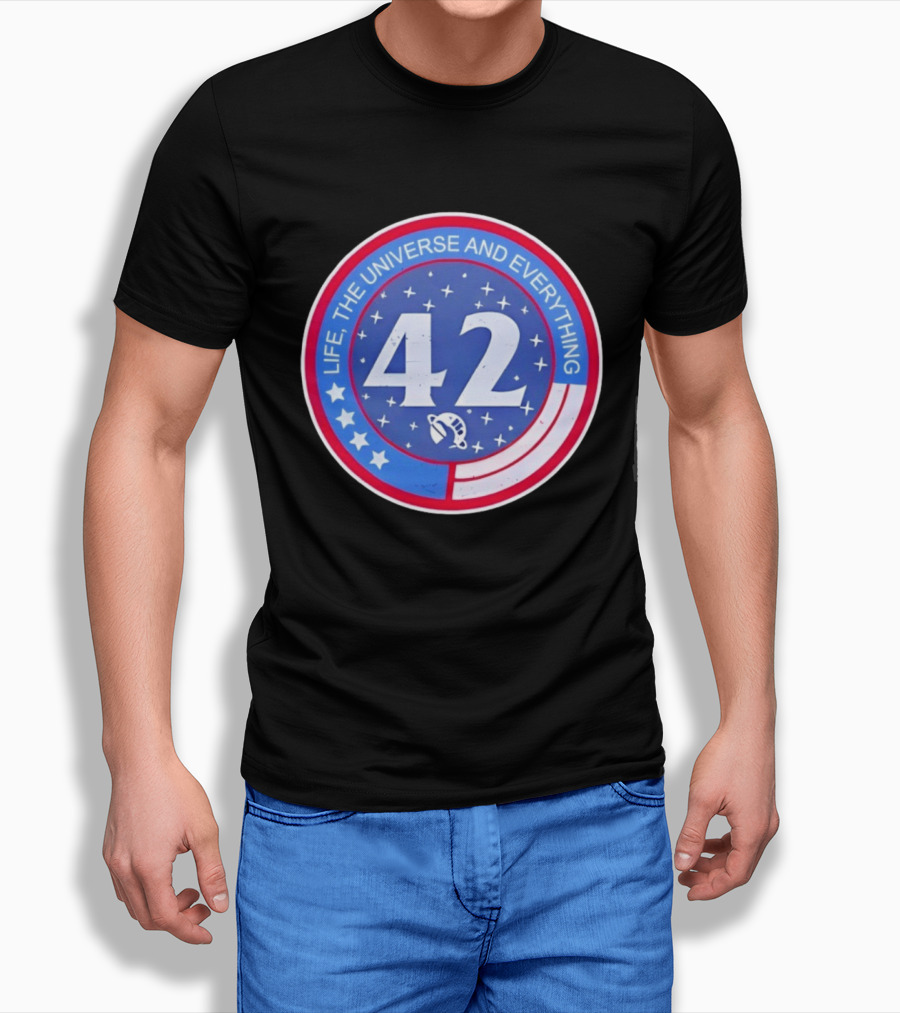 Life The Universe And Everything 42 Hitchhiker's Guide To The Galaxy T-Shirt