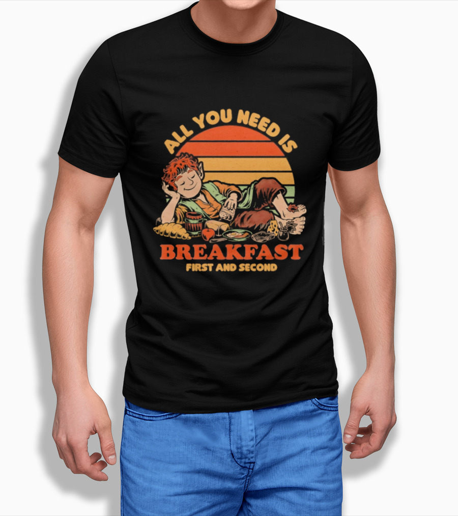 All You Need Is Breakfast First And Second Food Movie T-Shirt