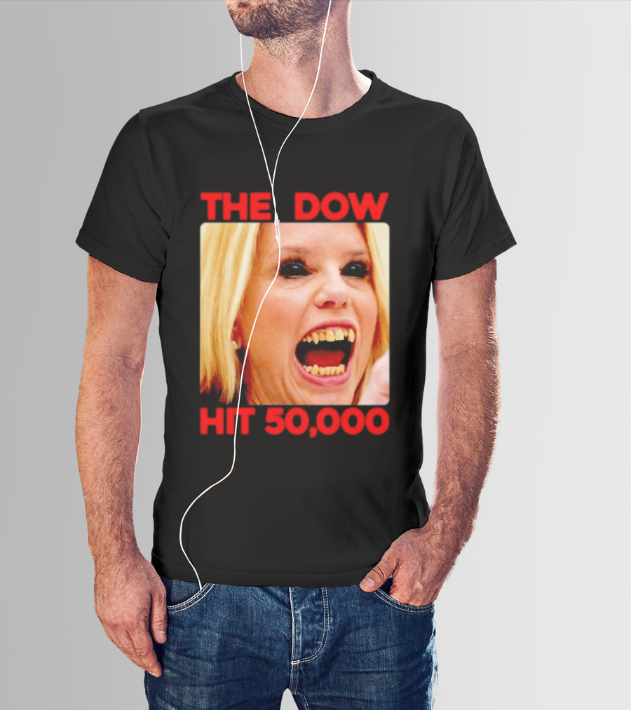 The Dow Hit 50000 Teeth Blonde Woman T-Shirt