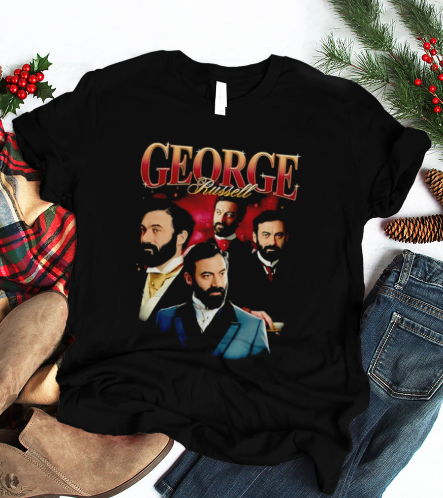 GEORGE Russell Vintage Style Portraits T-Shirt