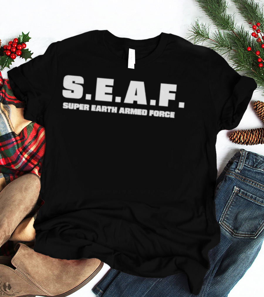 S.E.A.F. Super Earth Armed Forces T-Shirt