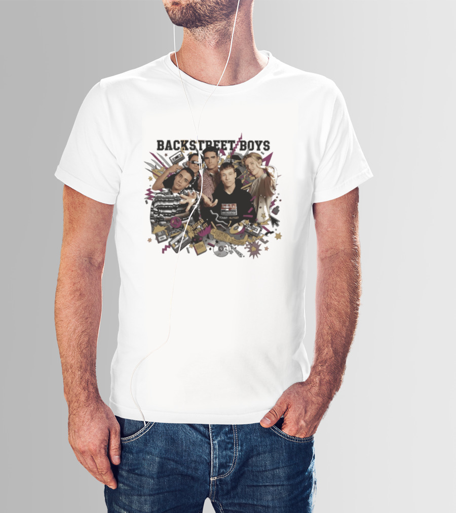 Backstreet Boys Larger Than Life 90s Style Music T-Shirt