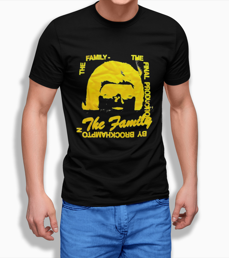 The Family The Final Production By Brockhampton Face Silhouette Yellow T-Shirt