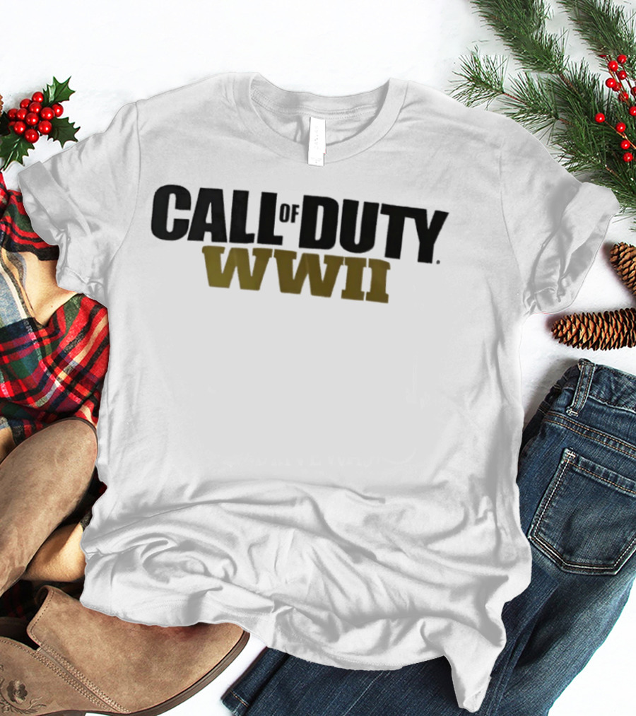 Call Of Duty WWII Gaming Merchandise Iconic Title T-Shirt