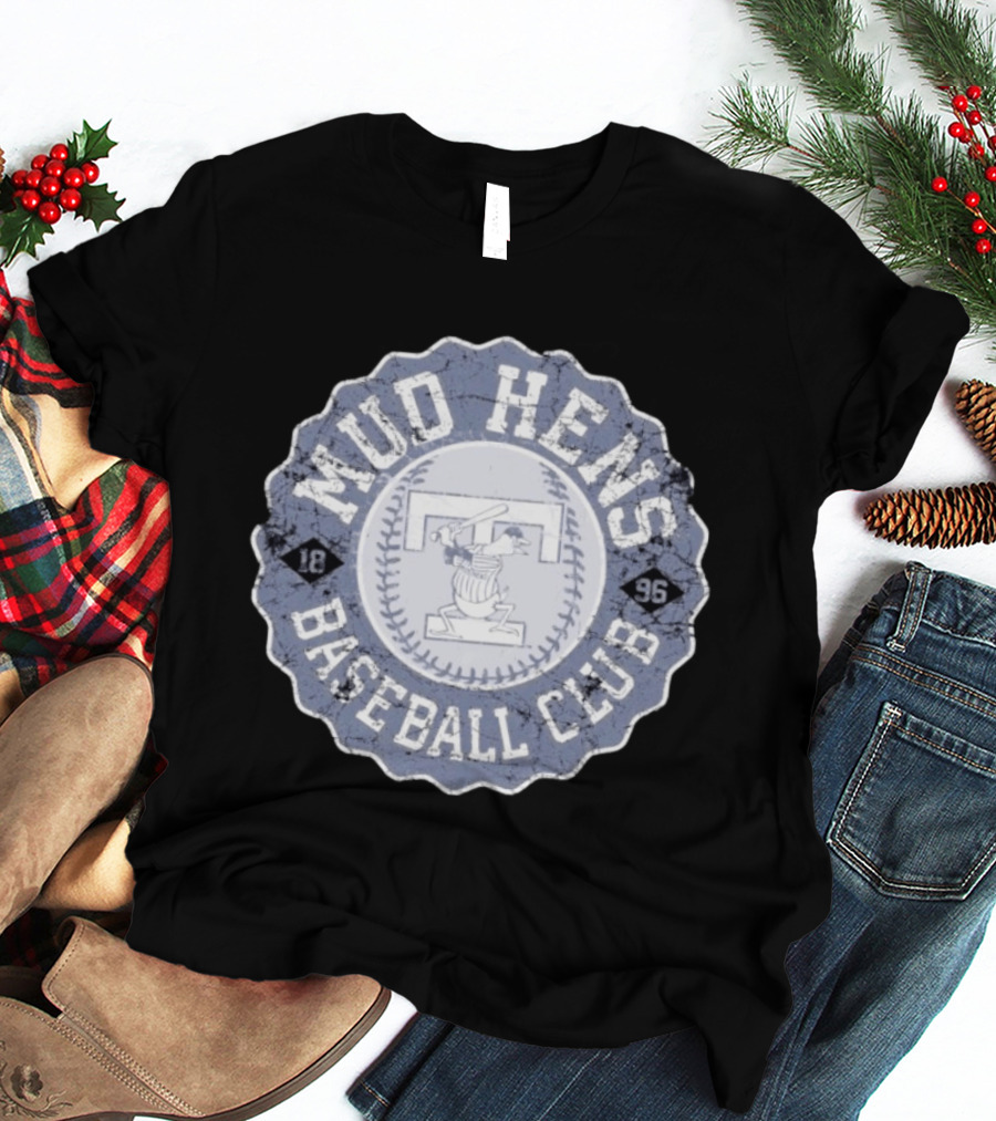 Mud Hens Baseball Club 1896 Toledo Stamp T-Shirt