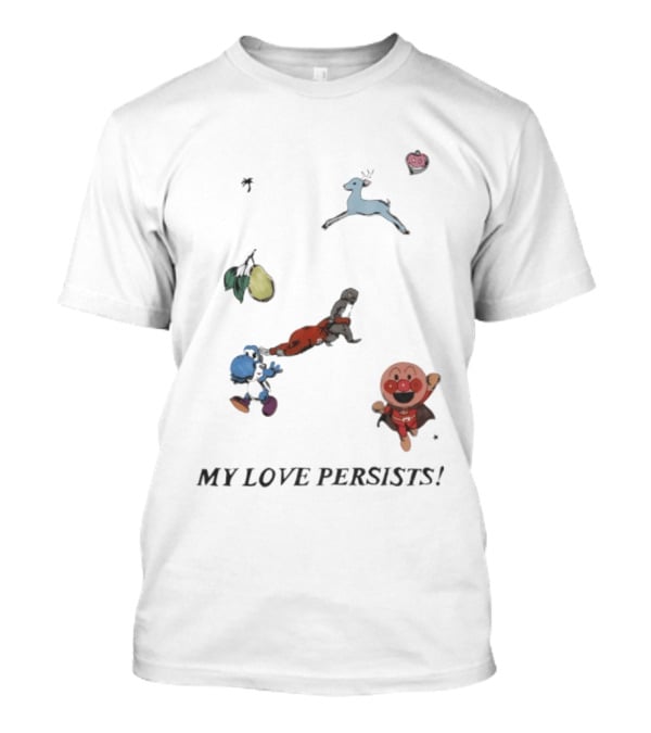 Monkey Punch Anpanman Yoshi My Love Persists Deer Fruit T-Shirt