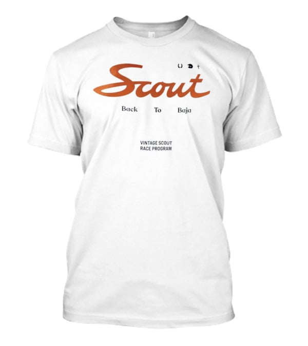 Scout Back To Baja Vintage Scout Race Program T-Shirt
