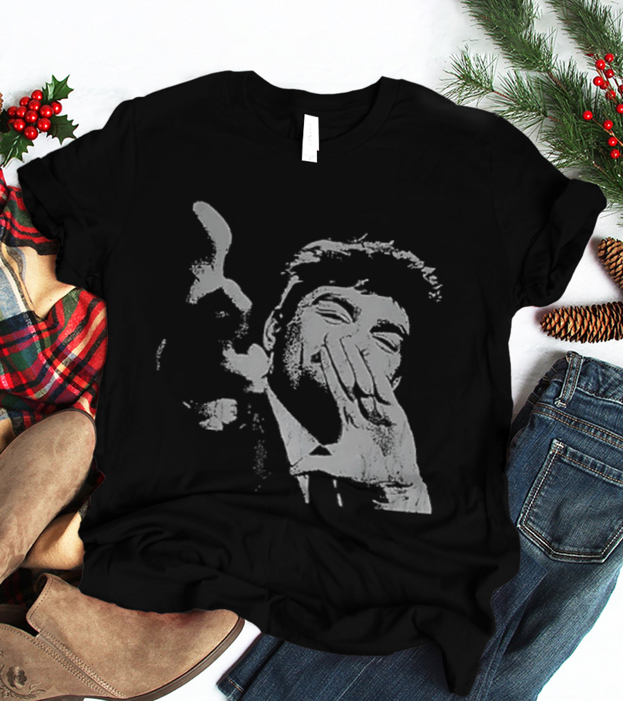 Trending Fuentes Wanghaf Grayscale Expression T-Shirt