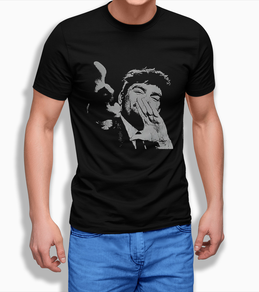 Trending Fuentes Wanghaf Grayscale Expression T-Shirt