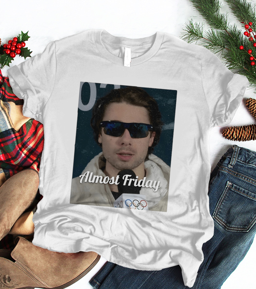 Quinn Hughes Almost Friday Olympics Sunglasses Interview T-Shirt