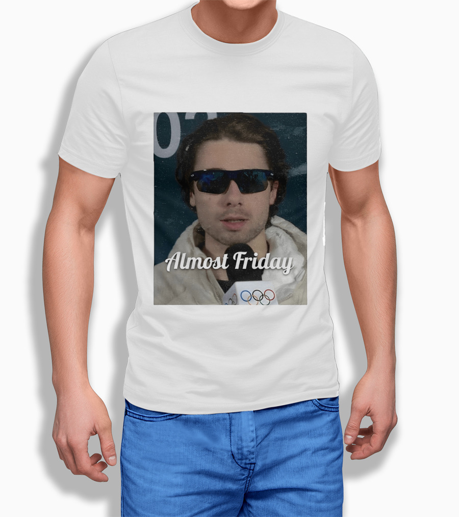 Quinn Hughes Almost Friday Olympics Sunglasses Interview T-Shirt