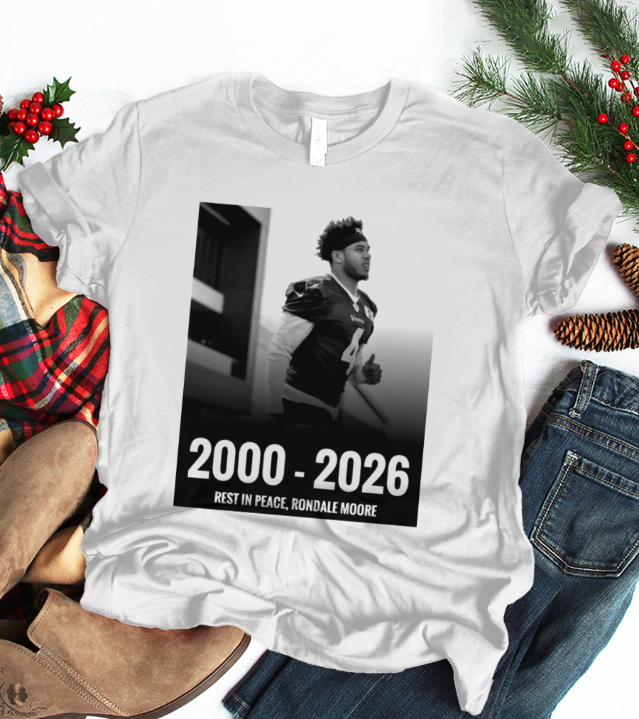 Rest In Peace Rondale Moore 2000 2026 Minnesota Vikings T-Shirt