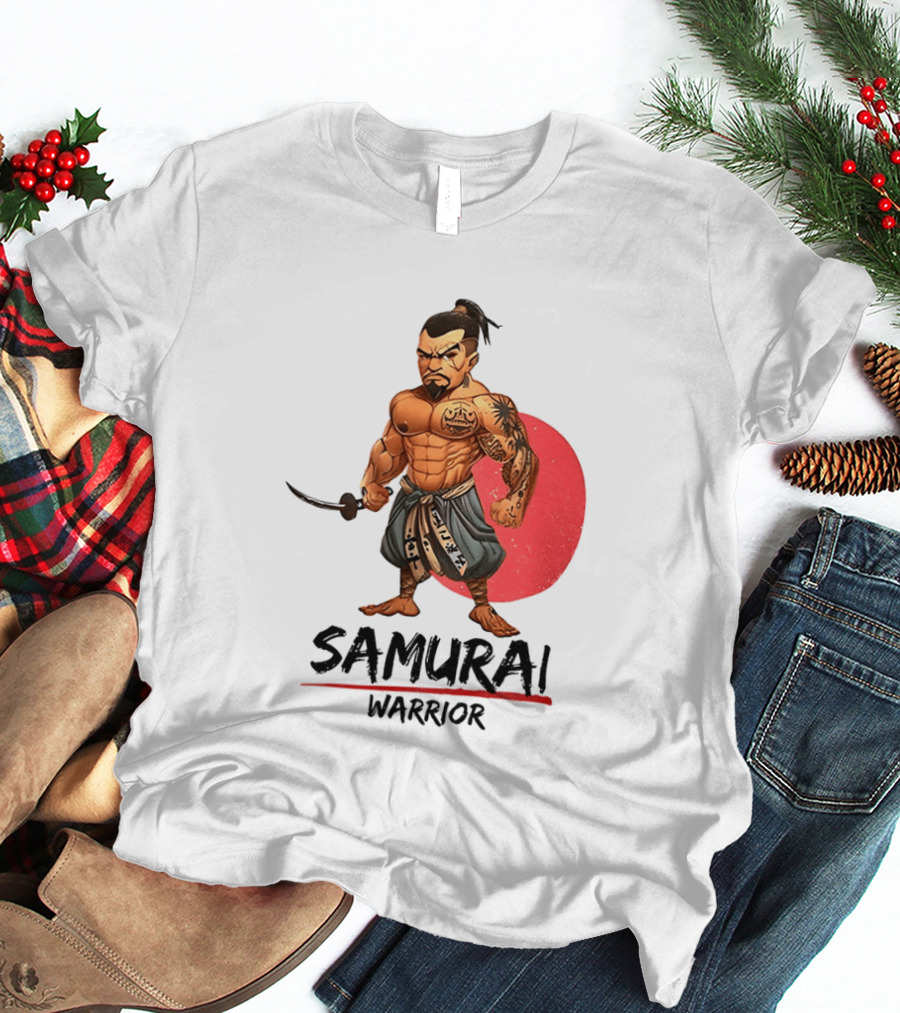 Samurai Warrior Strong Japanese T-Shirt
