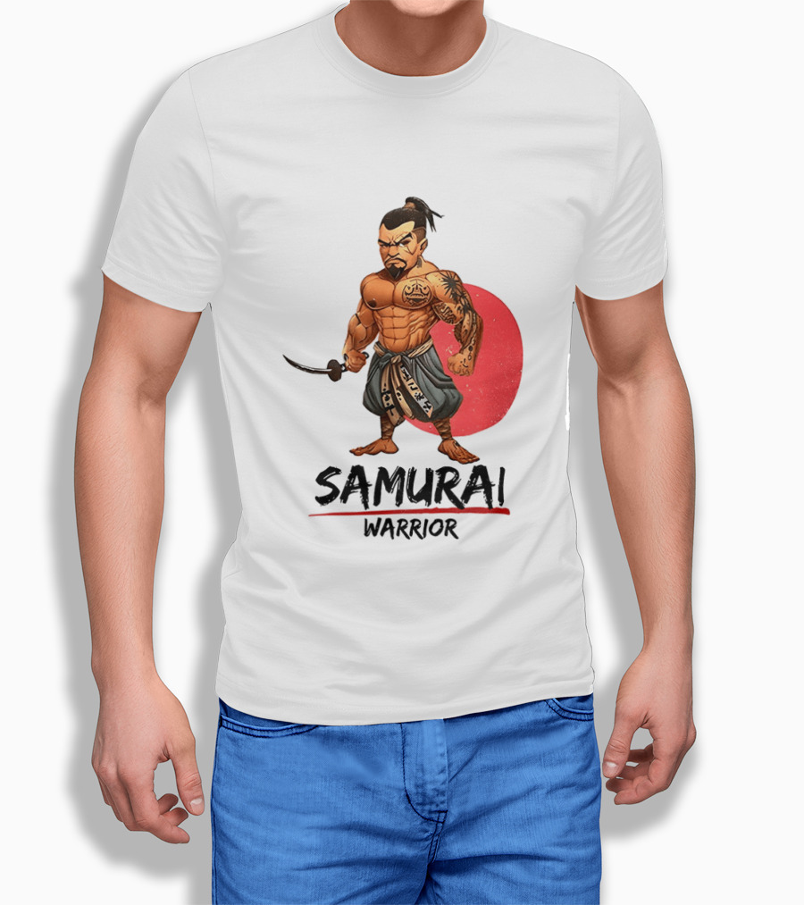 Samurai Warrior Strong Japanese T-Shirt